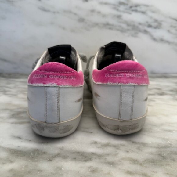 Golden Goose Super-Star limited LTD161/205 (pink star/heel tab) Size EU37/US7 - Picture 12 of 13